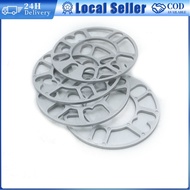 3mm/8mm 4-5 Hole Universal Wheel Spacer (Polish) Hub centric Wheel Spacer Cone Tayar Spacer