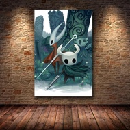 โปสเตอร์เกมแผนที่ Hollow Knight พิมพ์ผ้าใบ HD - ตกแต่งฮอลโลว์เนสท์สำหรับห้องเด็กชาย การตกแต่งบ้าน พิ