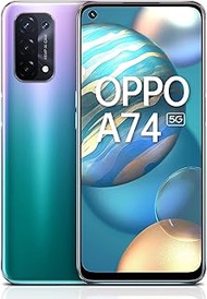 Oppo A74 Dual-SIM 128GB ROM + 6GB RAM (GSM Only | No CDMA) Factory Unlocked 5G Smartphone (Purple) - International Version