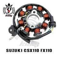 SUZUKI GSX110 FX110 FX125 GSX FX FUEL COIL ASSY STARTER COIL GSX110 FX110 FX125 GSX FX STATOR COIL A