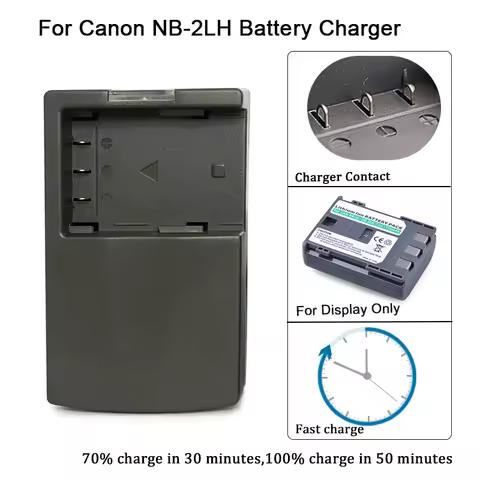 CB-2LWE CB-2LTE Battery Charger For Canon NB-2LH NB-2L Battery MV-850i,880X,880Xi,890,5iMC,6iMC,800i