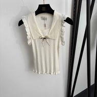 Miumiu Classy Slim Fit Sweater - Knit with Bow Knot Detail