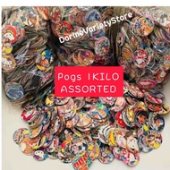 Pogs 1 Kilo assorted pogs,1/2 kilo pogs