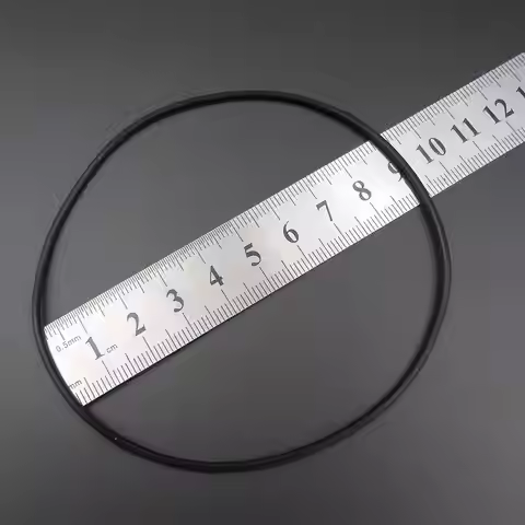 10Pcs/Lot Transmission Belts Dia 2mm X 90mm 2X90MM Black Simple Tank Block Parts FD156 M2 Silicone R