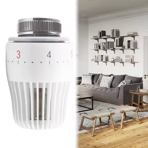 Thermostatic Temperature Control Valve Head M30x1.5 Thermostatic Radiator Valve Replacement Sensor H