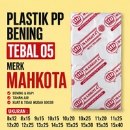 Thick PP Plastic 05 Size 8x12 8x15 9x15 10x15 10x20 10x25 11x20 11x25 12x20 12x25 13x25 14x25 15x25 