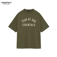 เสื้อยืด Fear Of God Essentials แท้Jersey Crewneck Tee (FW24) /Military