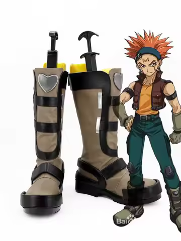 Yu-Gi-Oh! Arc-V Crow Hogan Cosplay Boots Shoes Anime Party Cosplay Boots Custom Made Men Shoes