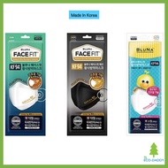 (Size-adjustable) BLUNA FACE FIT KF94/FFP2 Mask, 10pc individual pack, Kids mask