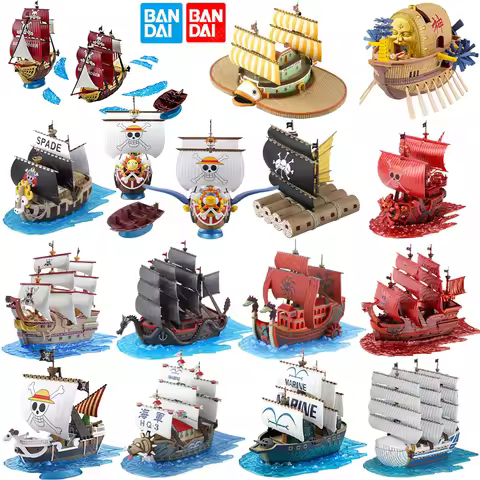 Genuine One Piece Pirate Ship Merry Thousand Sunny Enel Ark Shanks Wind Granma Perfume Yuda Grand Sh