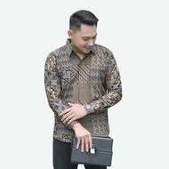 Batik Pria Dewasa Mewah 2022 Kemeja Terbaru Baju Batik Laki2 Kemejah Lengan Panjang Kemeja Pria Leng