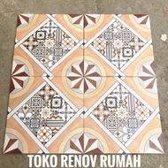 keramik 60x60 motif batik/ keramik teras/ keramik motif batik