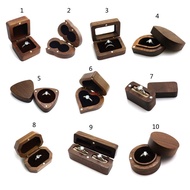 seng Unique Engagement Ring Box for Proposal Wooden  Ring Box for Men