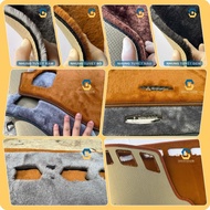 [AUDI Q2, Q5, Q7] CAR TAPLO mats carbon leather, wood grain leather, super thick - smooth 3-layer ve