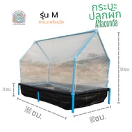 ANACONDA ชุดกระบะปลูกผักสุดคุ้มพร้อมชุดมุ้งครอบกันแมลง กะบะเพาะปลูก แปลงผัก ใช้​ป​ลูกผัก กระบะเพาะปล