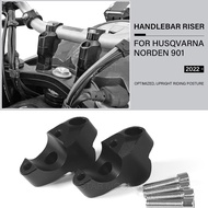 Motorcycle Handlebar Riser Adapter For Husqvarna Norden 901 Husqvarna901 2022- Accessories Lift Hand