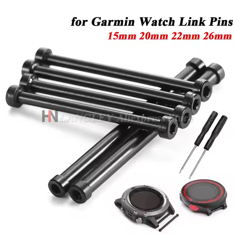 Watch Connector Screws for Garmin Fenix 7/6/5/4 Forerunner 935 945 955 Silver Black Link Pins with S