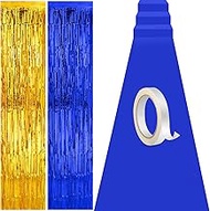 Tegeme Carpet Runner Aisle 2.6 x 30 Feet with Carpet Tape and 4 Pieces of 8.2 x 3.2 Feet Metal Tinse