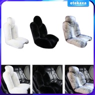 [Etekaxa] Universal Plush Seat Cover, Front Seat Cushion Cover, Warm for Cars, Trucks, SUV Van