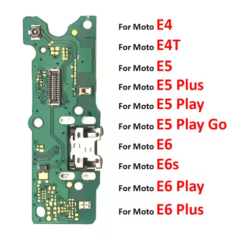 USB Charging Port Dock Charger Connector Board Flex Cable For Motorola Moto E3 E4 E4T E5 E6 Play E7 