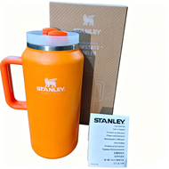 Stanley 64oz/1.9L FlowState™ Tumbler with Handle & Straw Insulated Stainless Steel Water Bottle for 