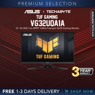 ASUS TUF Gaming VG32UQA1A | 32" 4K UHD | 1ms MPRT | 160Hz |  Freesync | OLED Gaming Monitor