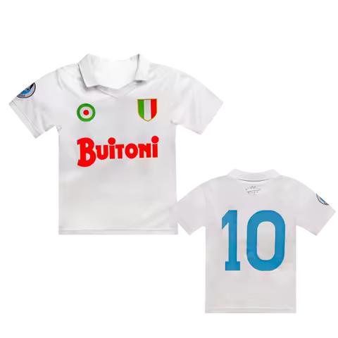 Naples Napoli Maradona Retro Polo Collar Football Jersey, Unisex Mesh Breathable Football Jersey, Me