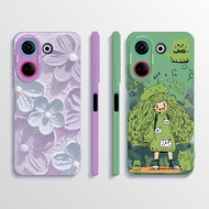 For Tecno Camon 20 4G CK6 CK6n 20 Pro CK7n Case Cartoon Printing Silicone Soft TPU Shockproof Back C