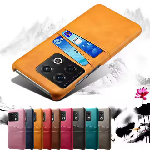 PU Leather Card Case For Oneplus 10 Pro 9 9pro 9R 8pro 8T 7T 6 6T 9RT one plus 10 Pro 9 Nord 2 N10 N