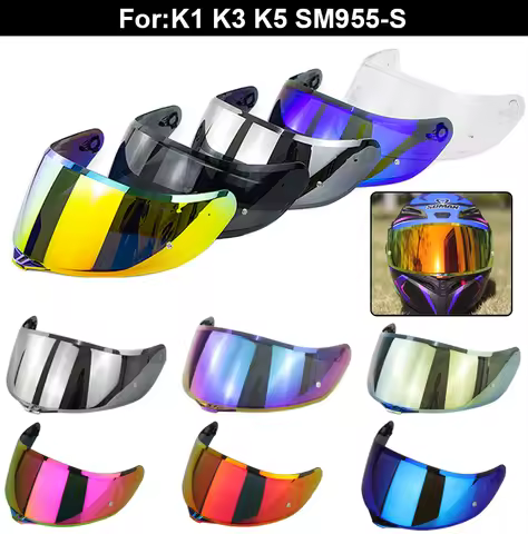 SOMAN Helmet Visor For K1 K3SV K5 Motorcycle Helmets Visors Shield Lends Motorbike Glasses For SM955