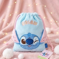 [OHSOME x Disney] - Solo Corner Disney Stitch Drawstring Bag Tas Serut Karakter Disney