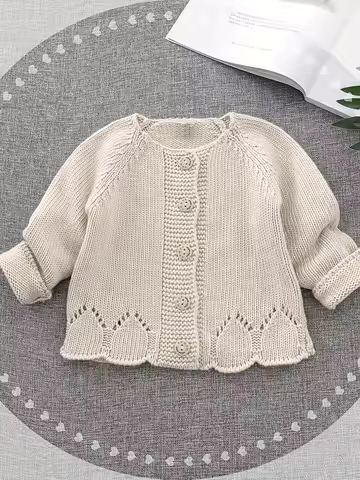Baby Knitwear Cardigan, Girl's Knitted Knitwear, Kidsren's Spring & Fall Clothing, Women's Outwear,