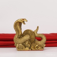 Ornaments Ruyi Snake Copper Snake Snake Office Zodiac Snake Copper Snake Home Money Copper Snake Yan