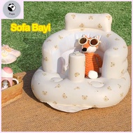 Baby Sofa Learning Inflatable Sofa Baby Pump Chair Baby Dining Chair Learning to Sit, Eat, Play and 