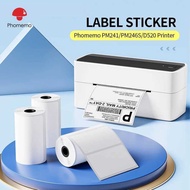 Phomemo Round Sqre Thermal Label Sticker Shipping Labels Color Adhesive Paper Adress Suitable for D5