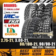 80/100-21,3.00-21,300-21,90/90-21,2.75-21,275-21 TAYAR FKR/VIVA/SWALLOW/DELI/IRC/DURO TYRE MOTO CROS