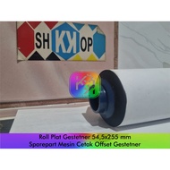 MESIN Gestetner Roll Plate Offset Printing Machine Spare Parts 54,5x255 mm