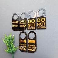 Do Not Disturb Open Close Sign/ – Luxurious, Minimalist, Functional | Aesthetic 2 sides Do Not Distu
