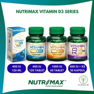 Nutrimax Vitamin D3 Series 400 Iu 1000 Iu D3 K2 Vit D3