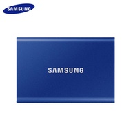 โซลิดสเตทไดรฟ์ภายนอกแบบพกพา SAMSUNG T7 PSSD 1TB 2TB 4TB 6TB 8TB SSD พกพาได้สูงถึง1050MB/S USB 3.2 Ge