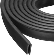 PATIKIL Rubber Edge Protector 4 m / 13.12 ft Length U Channel Rubber Protective Strip Fits 4 mm Edge