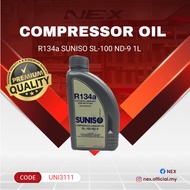 COMPRESSOR OIL R134a SUNISO SL-100 ND-9 1 LITER