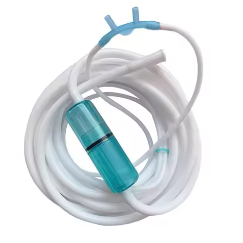 2M PVC Silicone Nasal Cannula High-Flow Hydrogen / Oxygen Tubes for Hydrogen Inhalation Machine Suct
