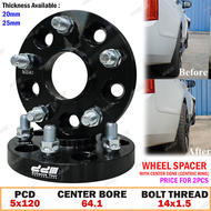 (2pcs/2Biji) DD 5x120 Hub Centric Wheel Spacer Honda Civic Type R FK2 FK8 FL5 Civic Type-R