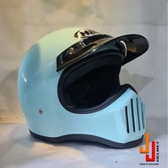HBC Cakil Solid Helmet Plain/ + Pet (Glossy Flash/) (100% Original HBC) Helmet Motor Helmet Full Fac