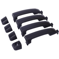 Exterior Door Handles - Textured Black - Compatible with Tundra 2007-2021 Replace# 69210-0C010, 6921
