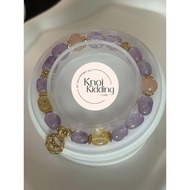 Amitrine, Yuan yuan agate, Natural Crystals by knotkiddingcrafts, Freeform 7-9mm, fits 15.5cm