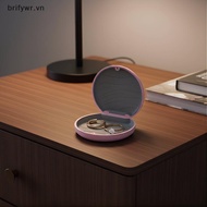 brifywr 2PCS Magnetic  Retainer Case Secure Storage Box for  False Teethpact for Travel [VN]
