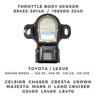89452-30140 / 198500-3240 TPS Sensor - Toyota 1UZFE 2UZFE 1JZGE 1JZGTE Celsior Chaser Crown Mark 2 L