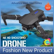 UAV ♝New Portable Drone With HD Camera Drone WiFi FPV Drone Camera 4K 720PD Dual Camera Visual Positioning Dron无人机✭